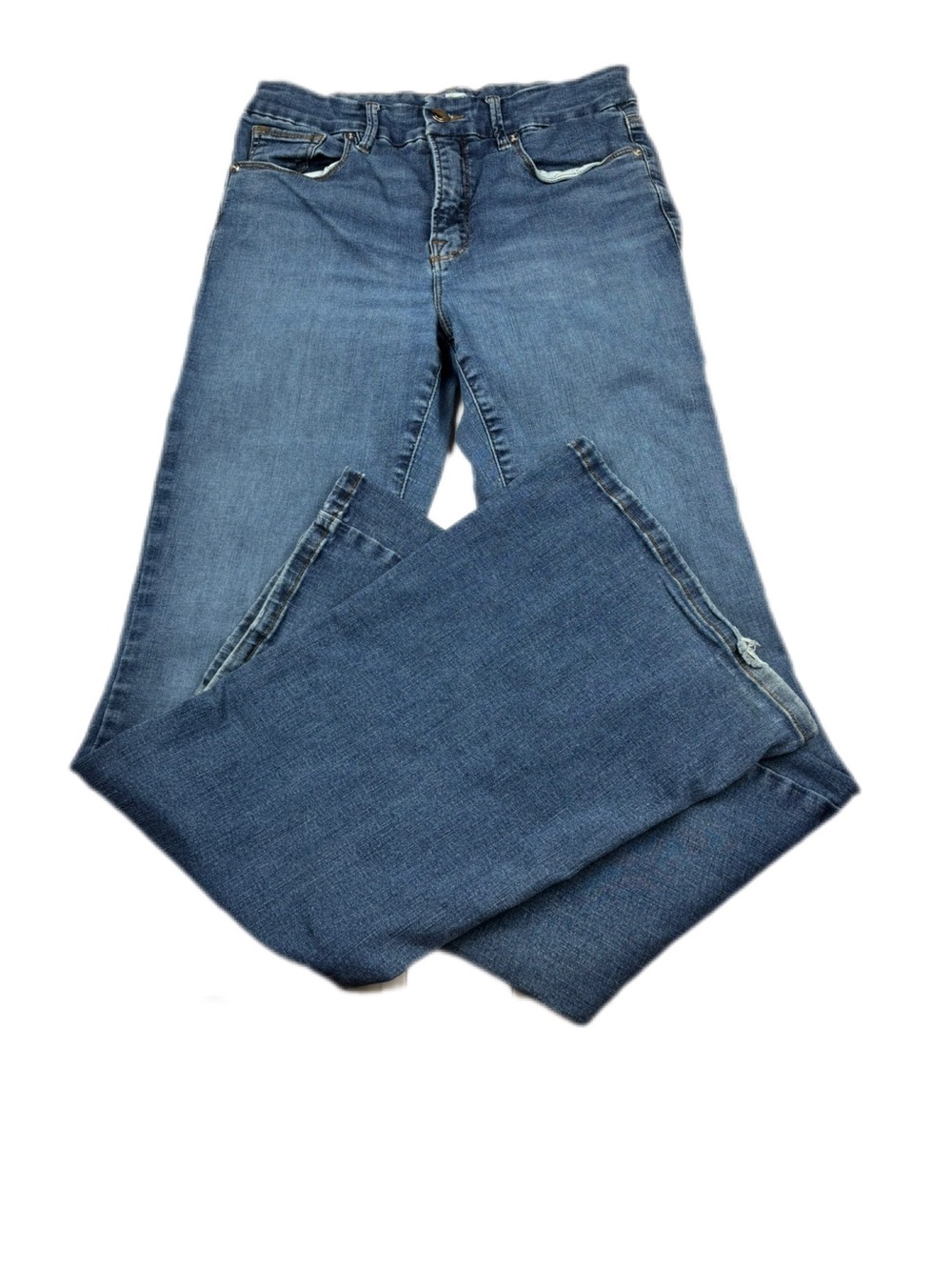 Good American Medium Wash Flare Jeans Size 8/29